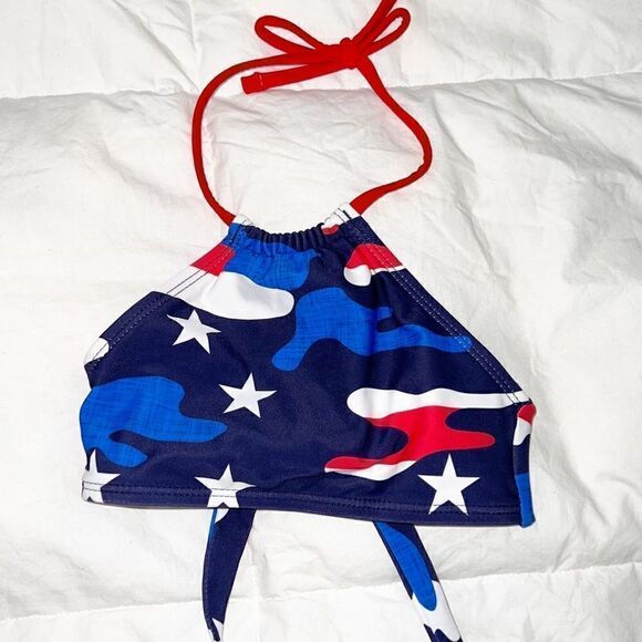 Kanu Surf Red White & Blue,   Halter Top Bikini for Baby - Picture 5 of 8